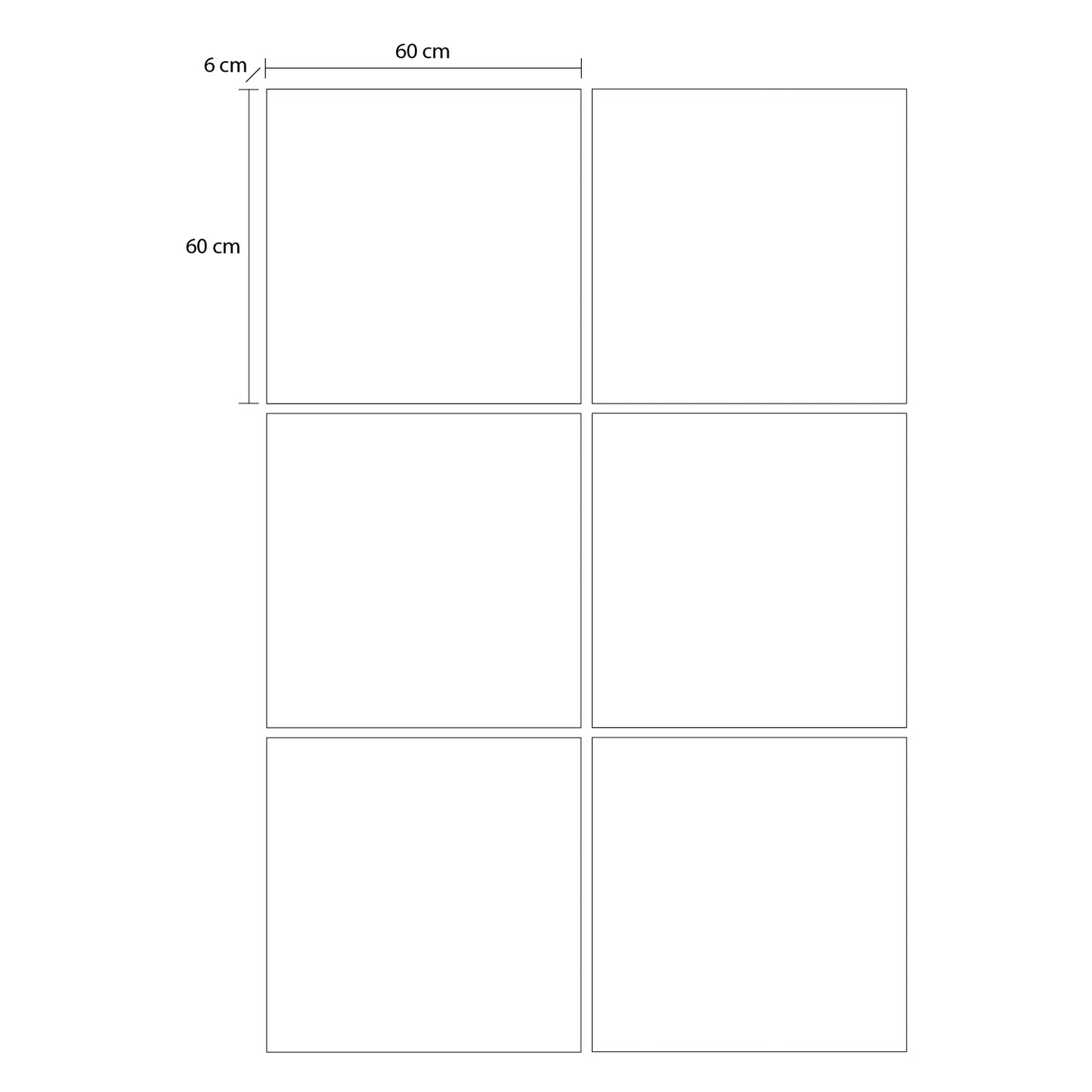 CUADRO LIENZO ORO SET 6