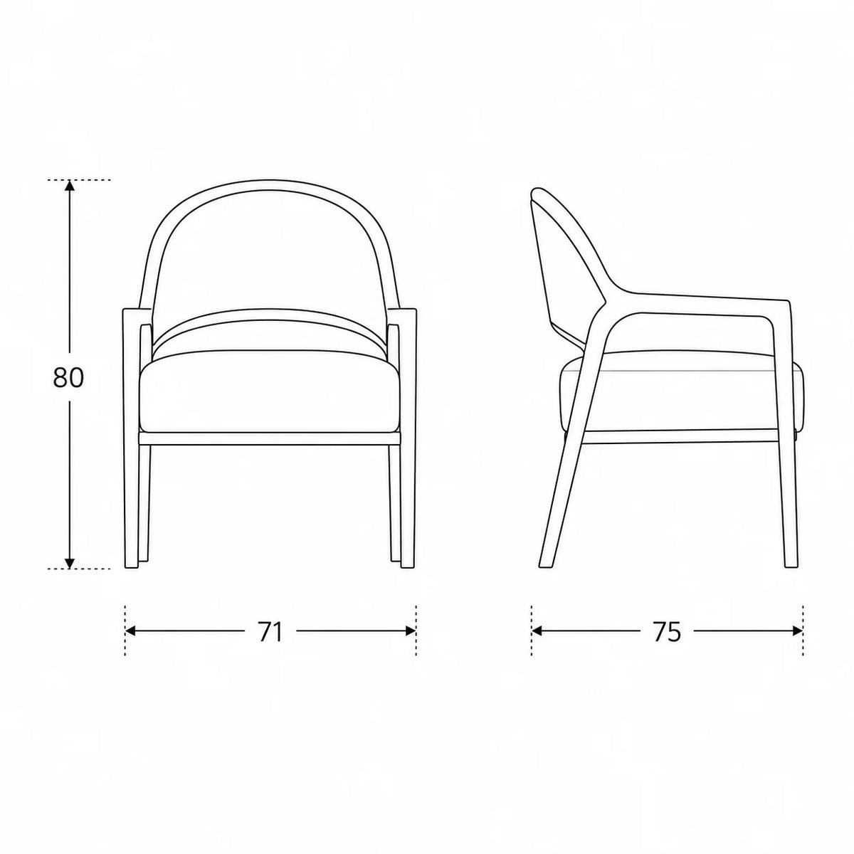 SILLON LEONI BEIGE
