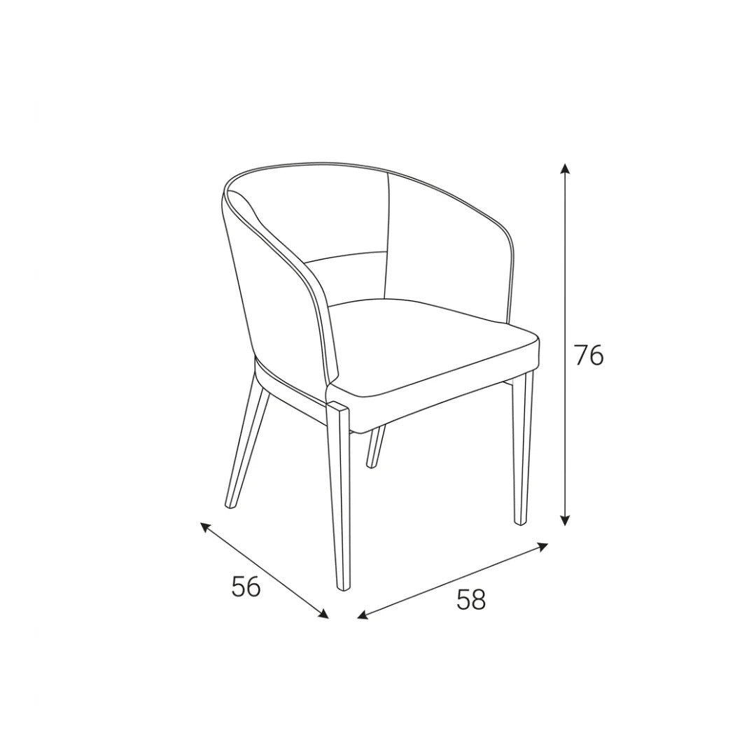 SILLA PARMA TAUPE