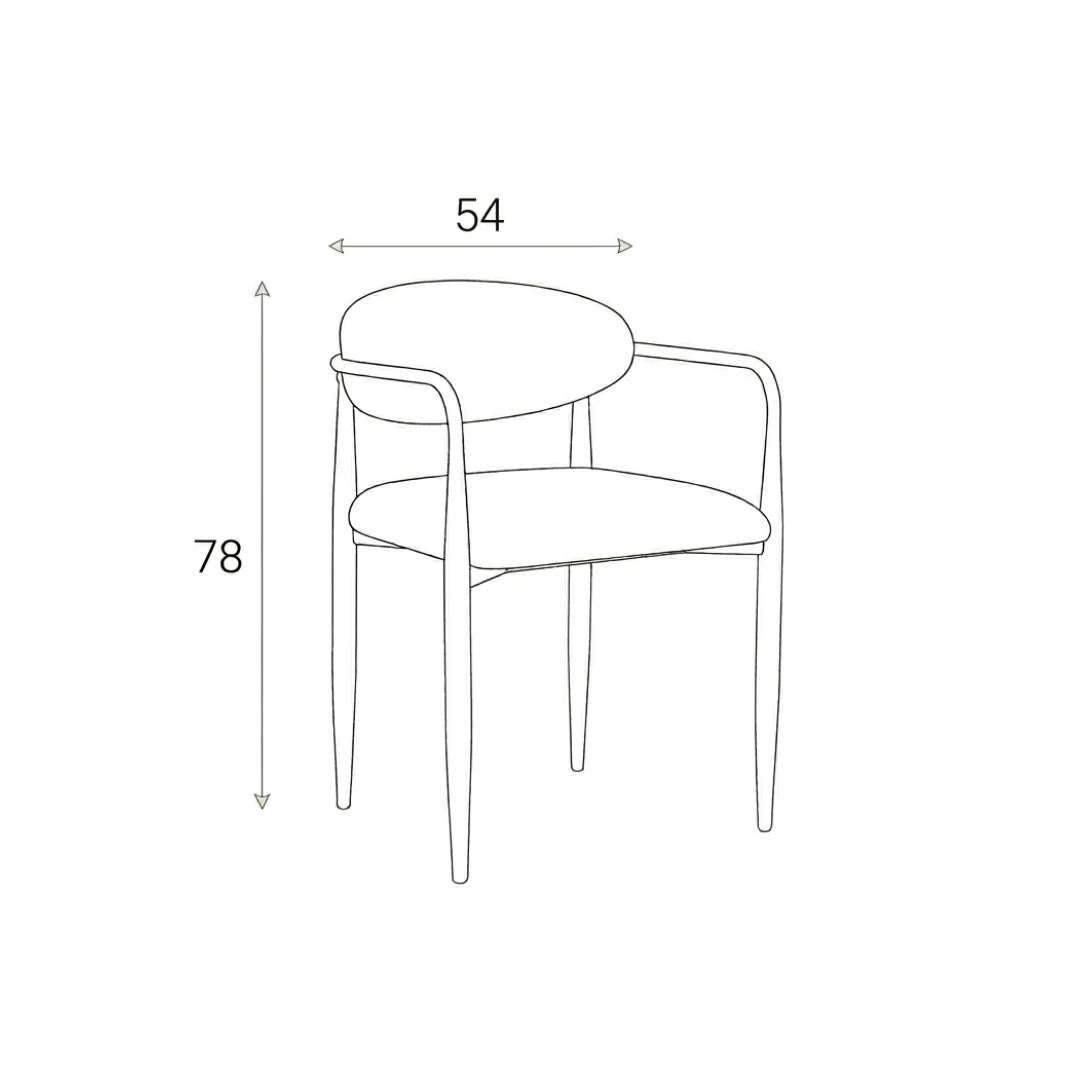 SILLA LILLY CREMA