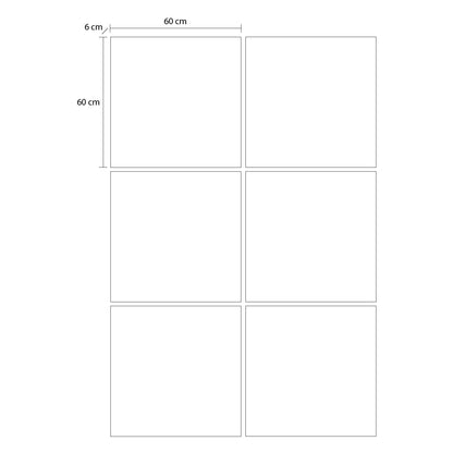 CUADRO LIENZO ORO SET 6