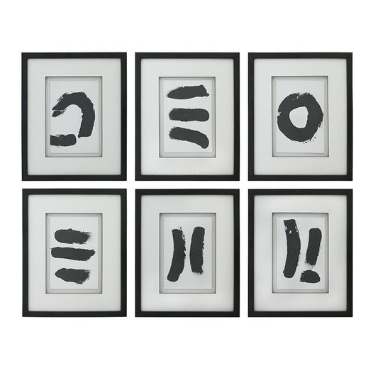 GICLÉE WHITE MAYA SET 6