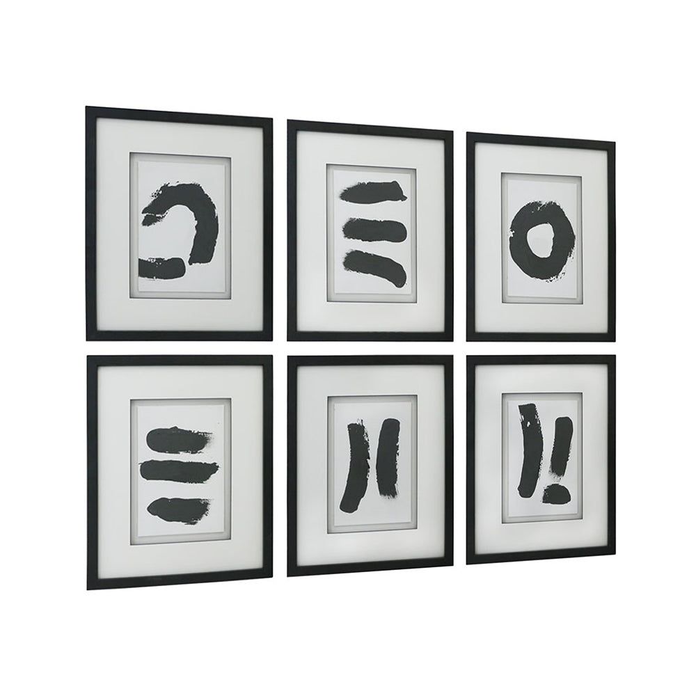 GICLÉE WHITE MAYA SET 6