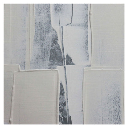 CUADRO ABSTRACTO WHITE TRANSLUCID MARCO RM SET 2