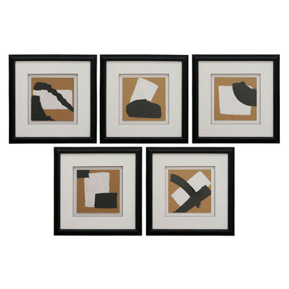 GICLÉE OCRE & NEGRO SET 5