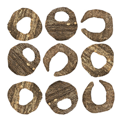 ARTE OBJETO SET 9 CHOPPED CIRCLES