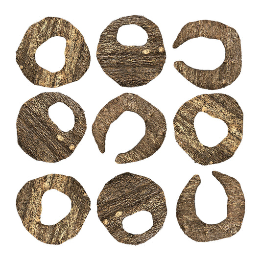 ARTE OBJETO SET 9 CHOPPED CIRCLES