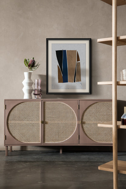 GICLÉE AZUL Y OCRES TEXTURA