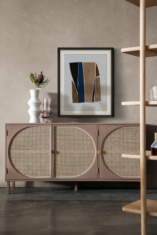 GICLÉE AZUL Y OCRES TEXTURA