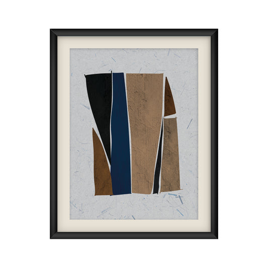 GICLÉE AZUL Y OCRES TEXTURA