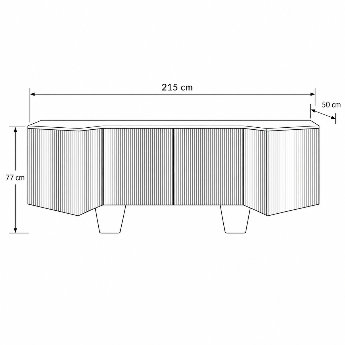 CREDENZA PENTO IVORY