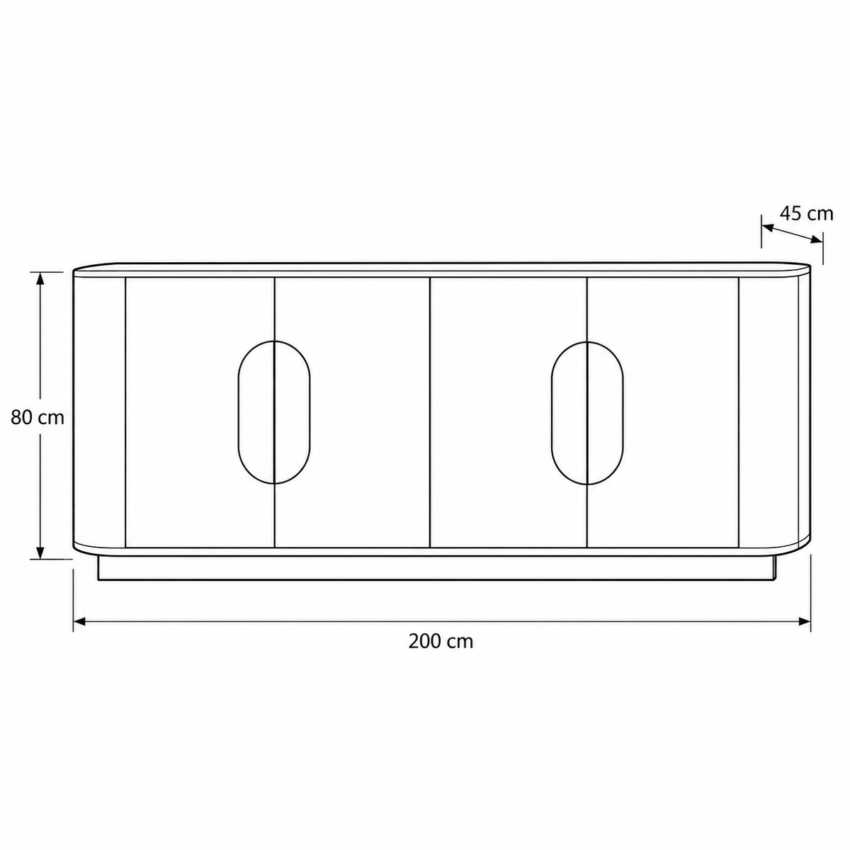 CREDENZA NOGA
