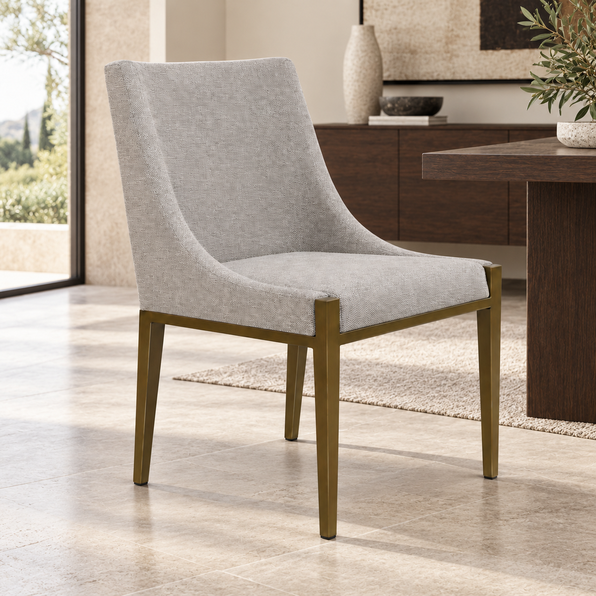 SILLA NANTES GRIS CLARO