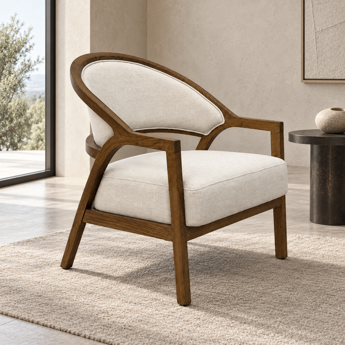 SILLON LEONI BEIGE