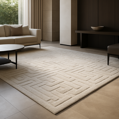 TAPETE ARAS BEIGE BEIGE