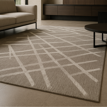 TAPETE LOTUS NATURAL-BEIGE