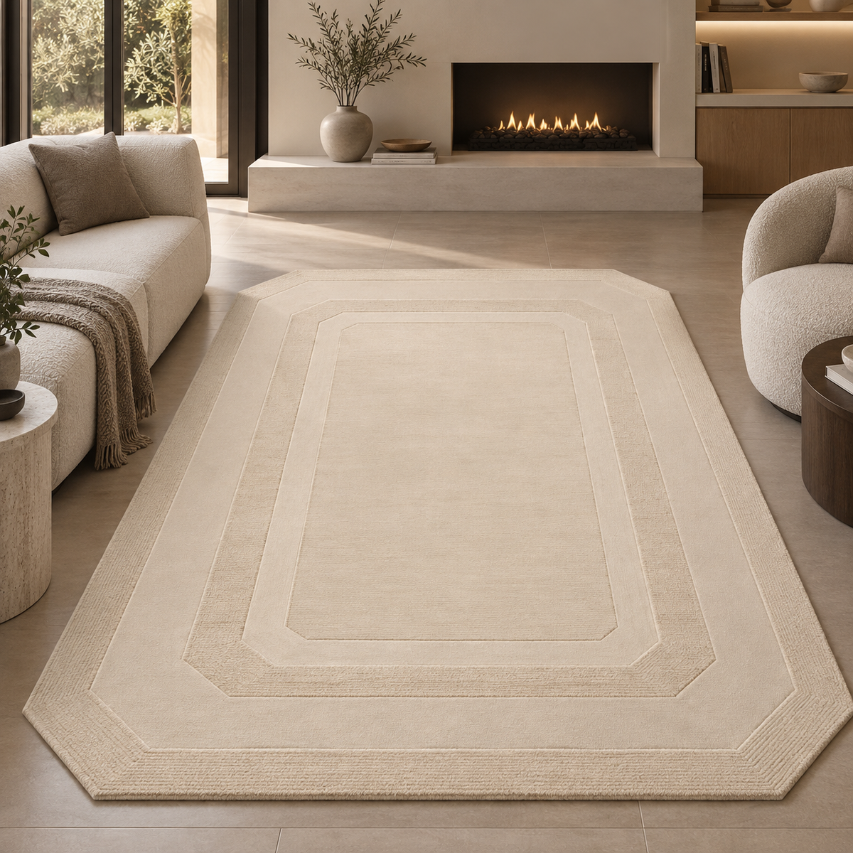 TAPETES CLAYTON CLN-01 IVORY