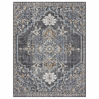 TAPETE CASSANDRA CSN-02 CHARCOAL / GOLD