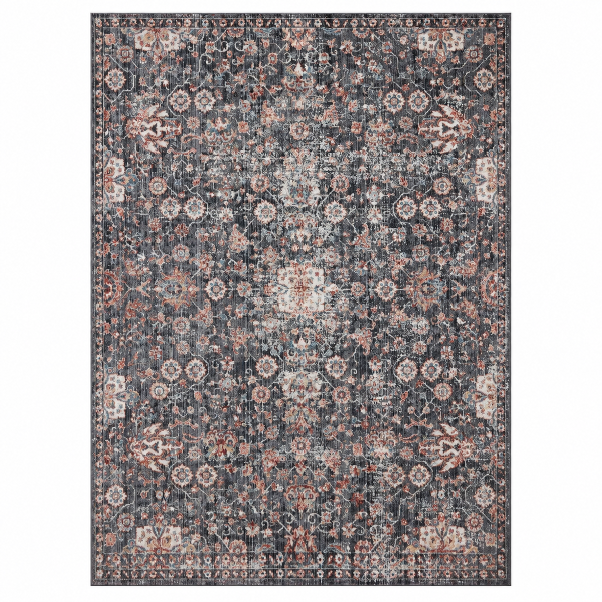 TAPETE CASSANDRA CSN-03 CHARCOAL / RUST