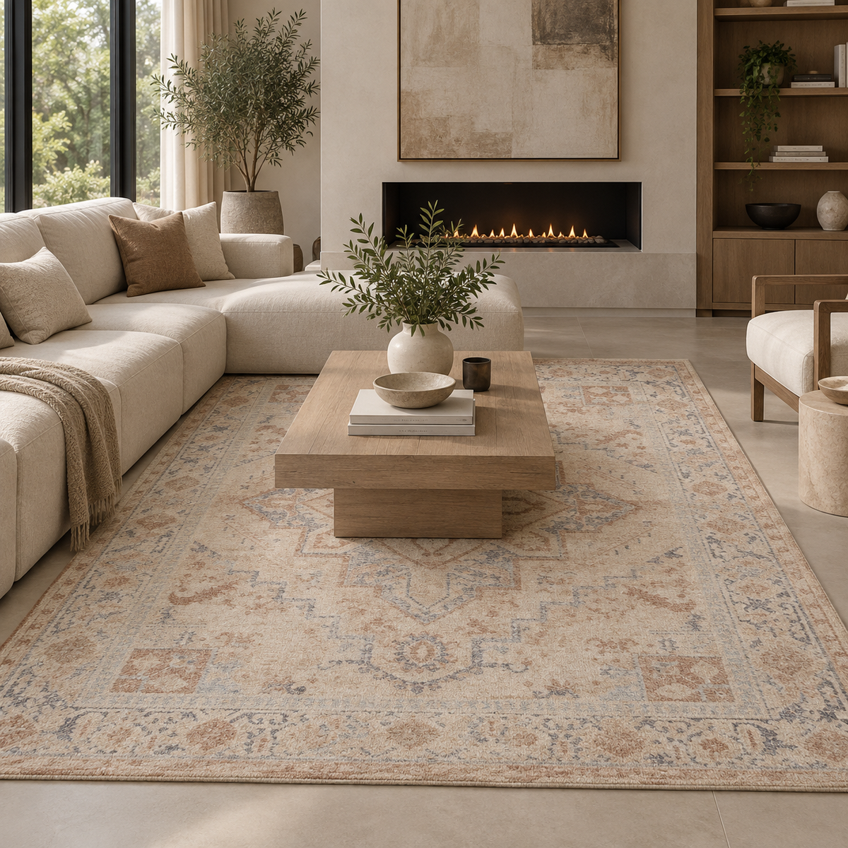 TAPETE CARLISLE CAR-02 BEIGE / SLATE