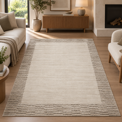 TAPETE CALVIN CLV-04 IVORY / PEBBLE
