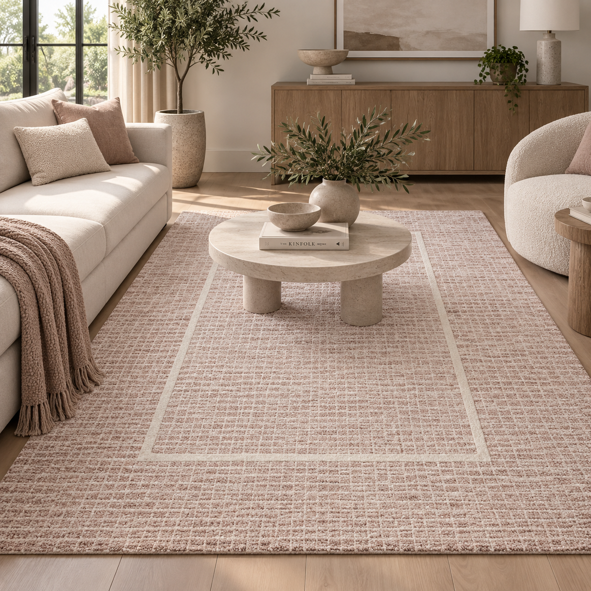TAPETE BRIGGS BRG-01 BLUSH / IVORY
