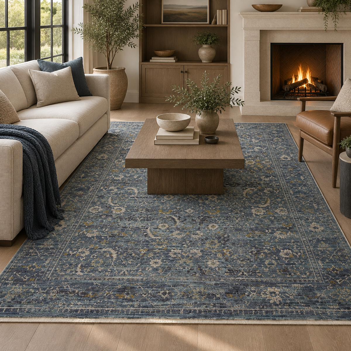 TAPETE BRADBURY BRU-03 OCEAN / GOLD