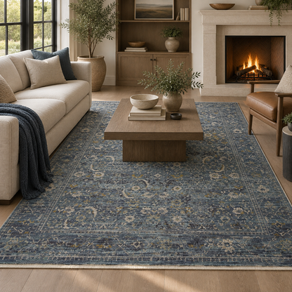 TAPETE BRADBURY BRU-03 OCEAN / GOLD