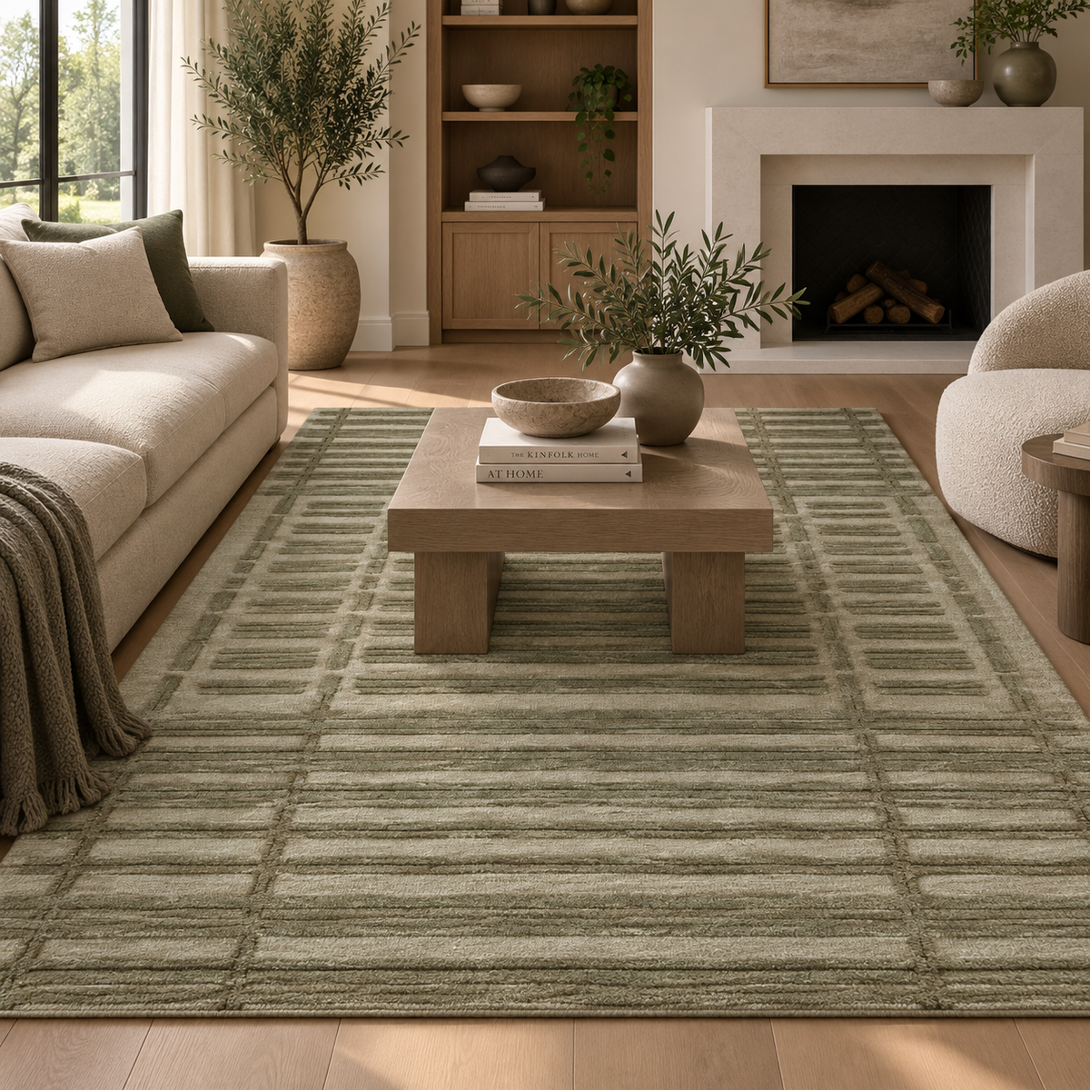 TAPETE BRADLEY BRL-07 SAGE / OLIVE
