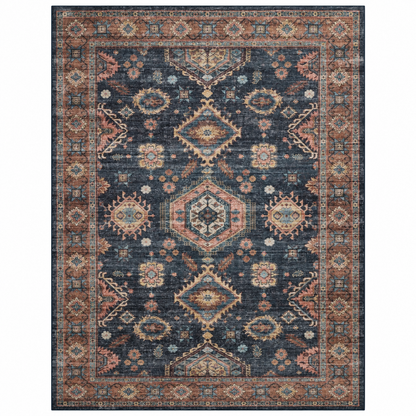 TAPETE ANNISTON ANS-03 DENIM / SUNSET