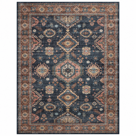 TAPETE ANNISTON ANS-03 DENIM / SUNSET