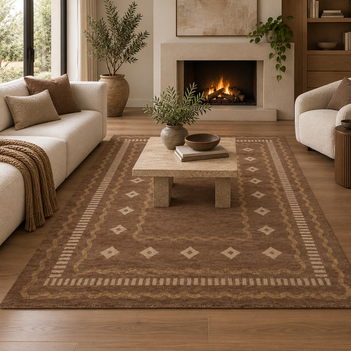 TAPETE ALFIE ALF-03 CLAY / SPICE