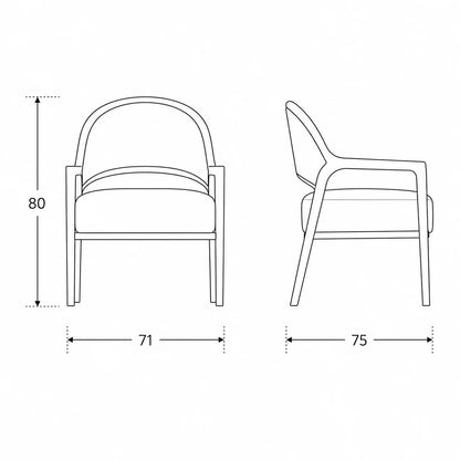 SILLON LEONI BEIGE
